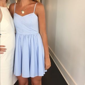 Light blue and white striped summer dress!